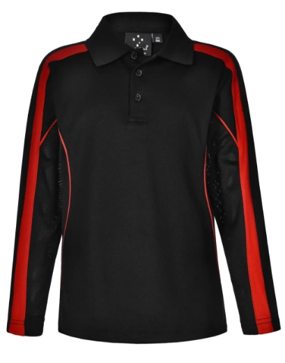 Picture of Winning Spirit, Kids TrueDry L/S Polo